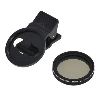 

Phone Camera Lens Portable ND2 To ND400 Filter Neutral Density Universal Smartphone Adjustable Light Reduction Photography 37MM