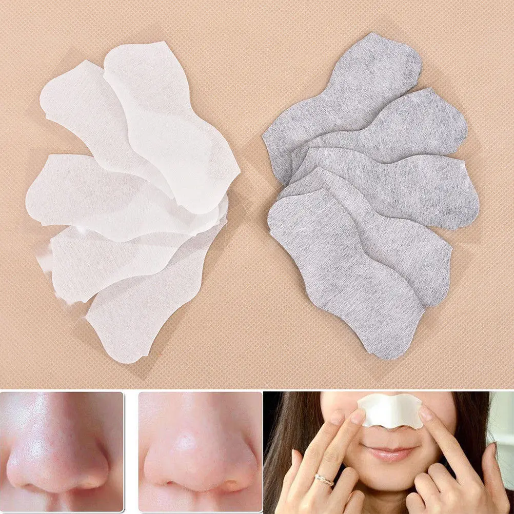 

20Pcs Blackhead Remover Mask Nasal Strips Black Head Nose Dot Spot Peel Off Sticker Face Acne Whitehead Pore Cleaner Mask