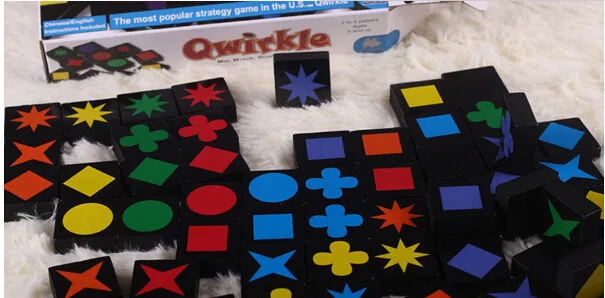 Новинка Развивающие игрушки Qwirkle деревянные шахматы родитель-ребенок интерактивные игры игрушки для детей и взрослых