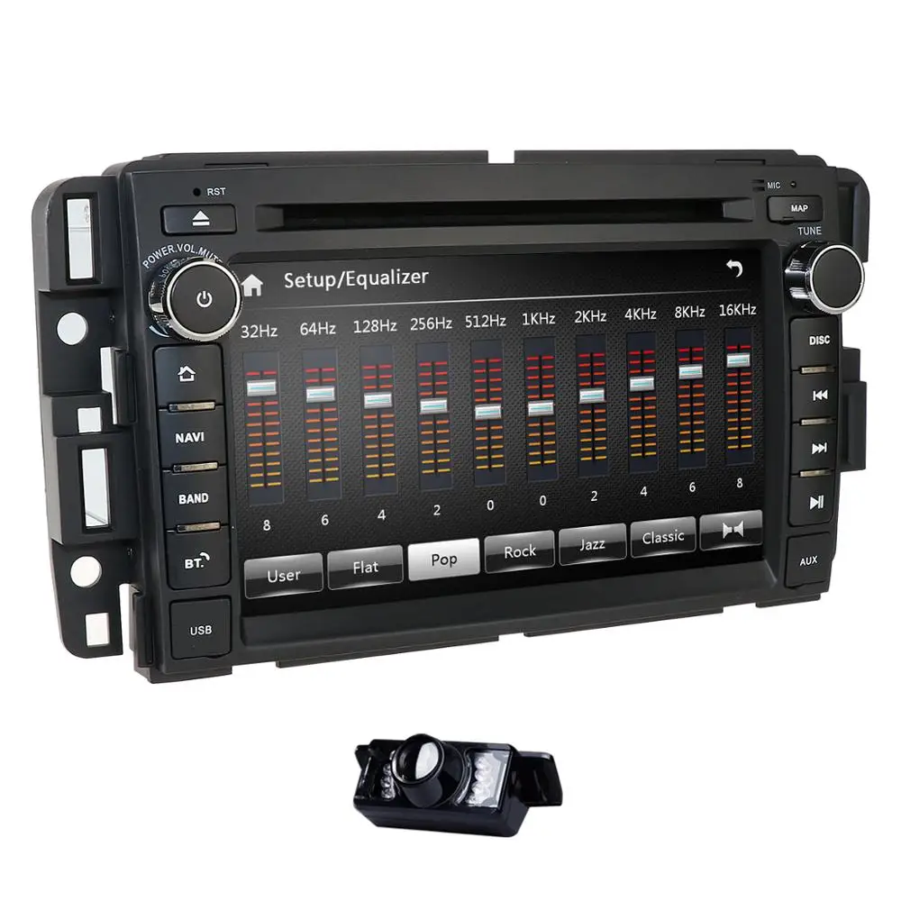 Sale For GMC Sierra 1500 2500HD 3500HD Car Radio DVD Player GPS Navigation Fit GMC Yukon Sierra Chevrolet Chevy Tahoe Suburban CAMMAP 2