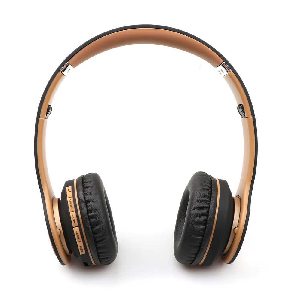 Беспроводная Bluetooth гарнитура беспроводные наушники Bluetooth стерео HIFI Складные портативные наушники с микрофоном AUX кабель Прямая поставка