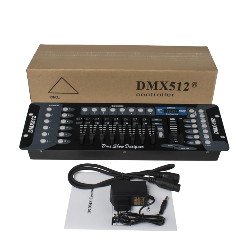 How to use DMX 512 controller? How to use DMX lights?