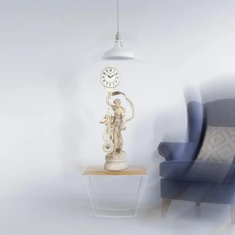 Home Home Accessories MASCARELLO Cherub Maidens Sculptural Mantel Clock