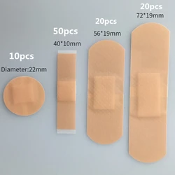 100 pces bandagem aids impermeável respirável adesivo emplastro ferida hemostasia adesivo bandagem de primeiros socorros
