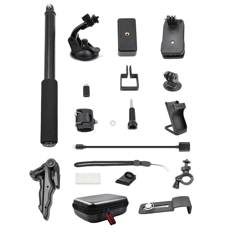 

ABKT-STARTRC Gimbal Camera Osmo / 21 Pocket Expansion Accessory Kit With 1-Piece Handheld Action Camera Mount For Osmo Pocket