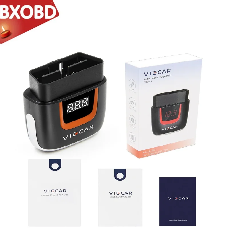 Viecar ELM327 V2.2 лучше чем v1.5 считыватель кодов WIFI Bluetooth 4 0 USB сканер для Android/IOS OBD2