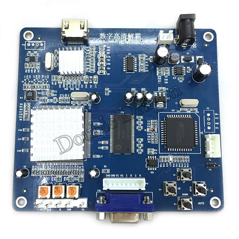 CGA к HDMI конвертер/CGA/EGA к HDMI Плата преобразования PCB для высокой четкости игровой кабинет/HDTV игровой автомат 5 в вход