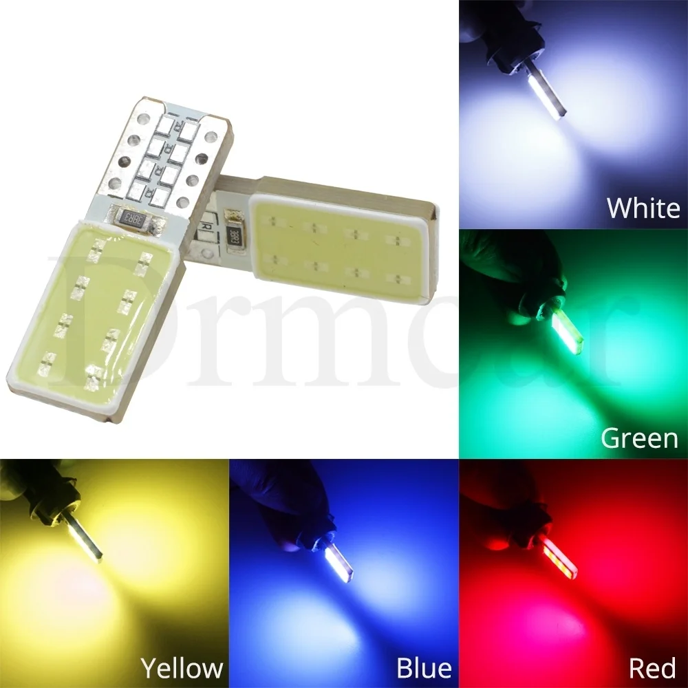 T10 Wedge LED Canbus W5w Bulbs COB Auto Lamp Car Led Mobile Parking Bulb Signal Light Side Marker Dome Light Reading Lamp DC 12V (2)