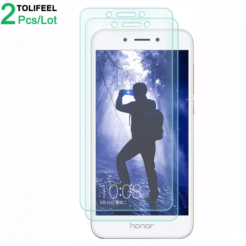 

2Pcs Tempered Glass For Huawei Honor 6A Screen Protector 9H 2.5D Phone On Protective Glass For Huawei Honor 6A Glass