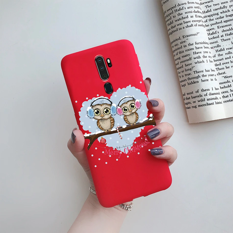 Case For OPPO A5 (2020) A9 (2020) A11X Soft Silicone Cute Heart Painted Cases TPU Back Cover For Coque OPPO A5 A9 A 5 2020 Funda cases for oppo cell phone