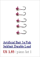 30 шт./компл. Lead Jig Head рыболовный крючок Мягкая приманка рыболовные снасти для любителей рыбалки рыболовные принадлежности вальных контактный разъем