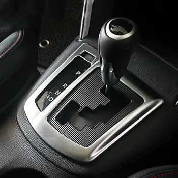 

Waterproof Panel Decoration Cover Silver Matte Chrome Car Gear Shift Frame