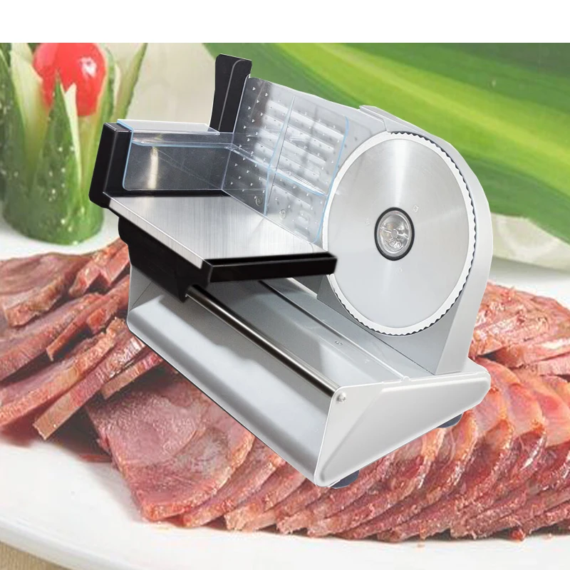 New Mini Electric Meat Slicer Lamb Roll  Beef Shredder Lamb Vegetable Meat Slicer Stainless Steel Shredder 110V 220V 5