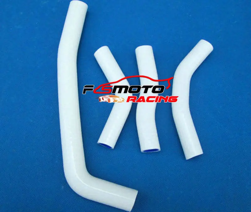 Белый Силиконовый шланг радиатора для Honda CRF250 CRF250R CRF 250 R 10 2010-2013, 11, 12 лет - Цвет: Белый