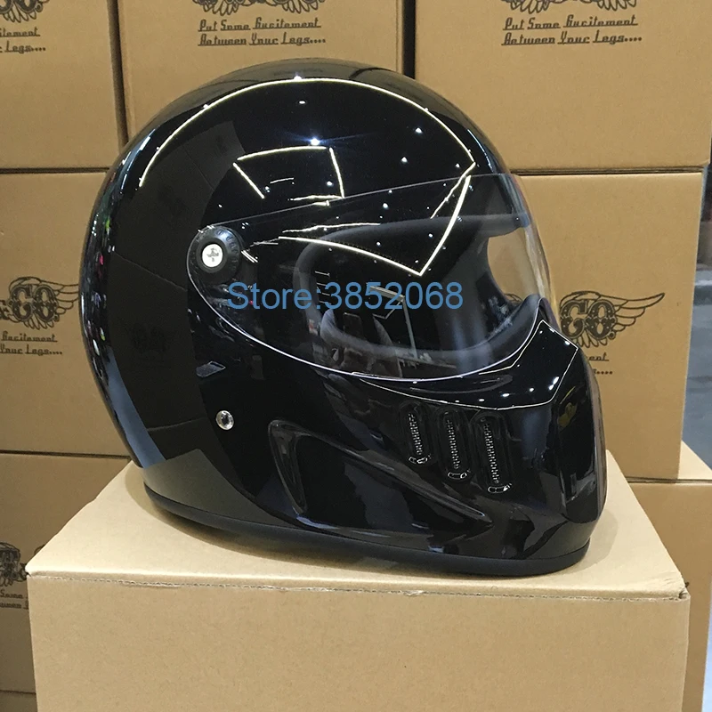 Японский Томпсон TT& CO Ретро Halley для мотоцикла, электрокара полный шлем Звездные войны шлем верхний стеклянный стальной материал шлем