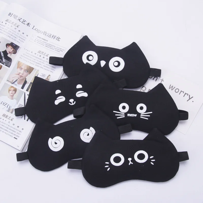 

Creative Cute Animal Expression Eyeshade New Style Lunch Break Sleep Eye Patch Ice Pack Ice Compress Hot Compress Wholesale