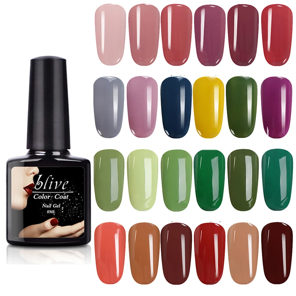 Ms. Queen 10ml 6 piece set Gel Nail Polish UV Varnish Soak Off Green Color Nail Gel Polish Vernis UV Gel Nail Polish