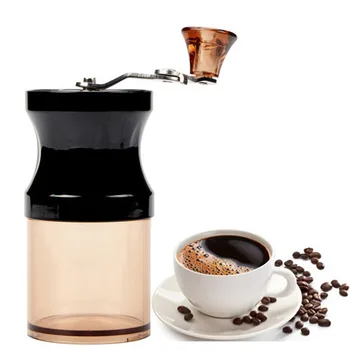 

Mini Manual Coffee Grinder Ceramic Core Stainless Steel Portable Coffee Mill 2019 Coffeeware Spice Coffee Beans Grinder