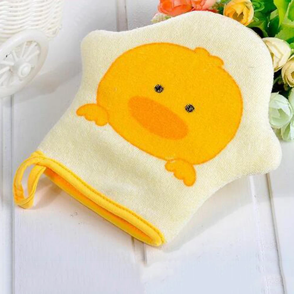 Soft Children Bath Towels Brushes Baby Animal Cartoon Shape Bath Gloves Towel for Children's Clean Wash Massage Shower baby bath gloves baby shower towels