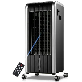 

Timing Remote cooling and heating dual-purpose household Air conditioning fan portable fan cooling and heating fan 220V