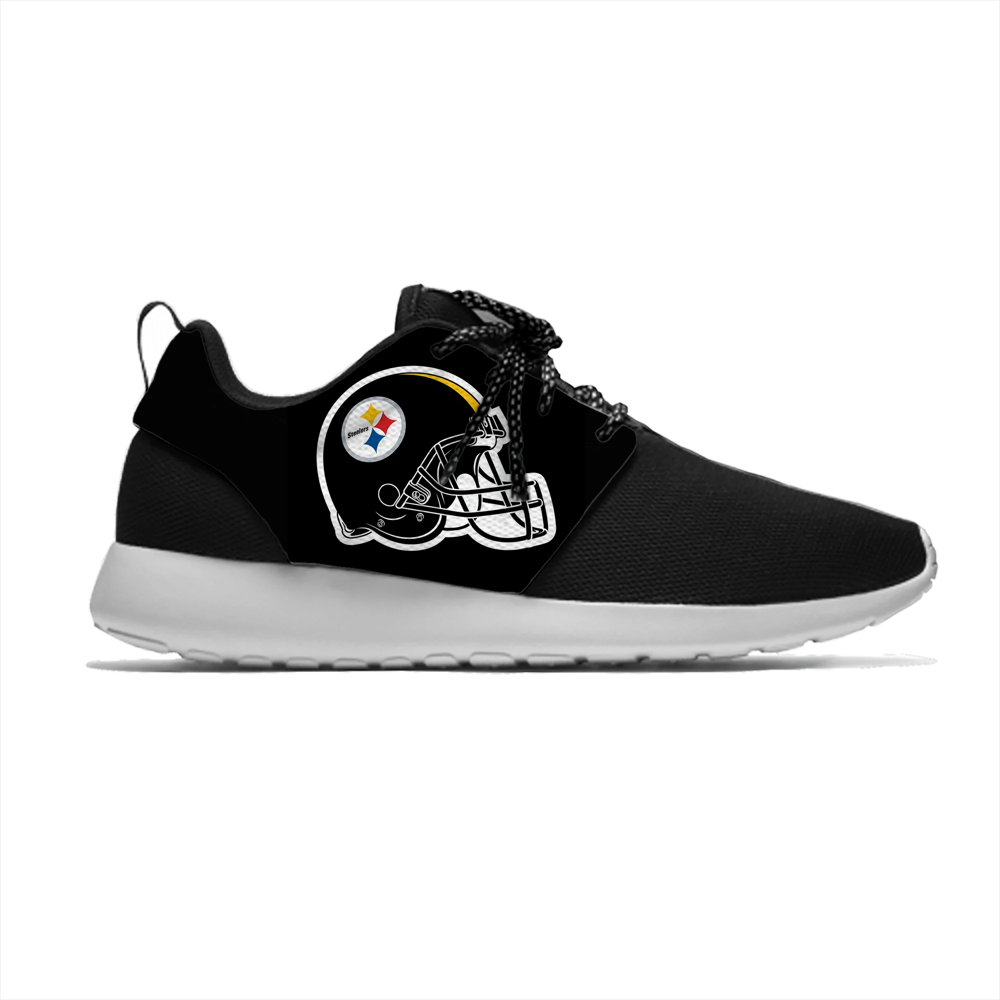 Steelers, дышащие спортивные кроссовки для отдыха, Питтсбург, Футбольная команда, фанаты, легкая повседневная обувь для мужчин/женщин, кроссовки из сетчатого материала