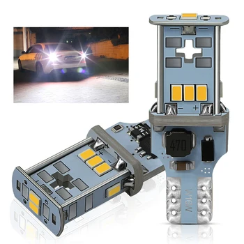 

2pcs LED T15 W16W 921 912 LED Bulb 1200LM 3020 LED Canbus OBC No ERROR Car Backup Reserve Lights Bulb Brake Lamp Xenon White
