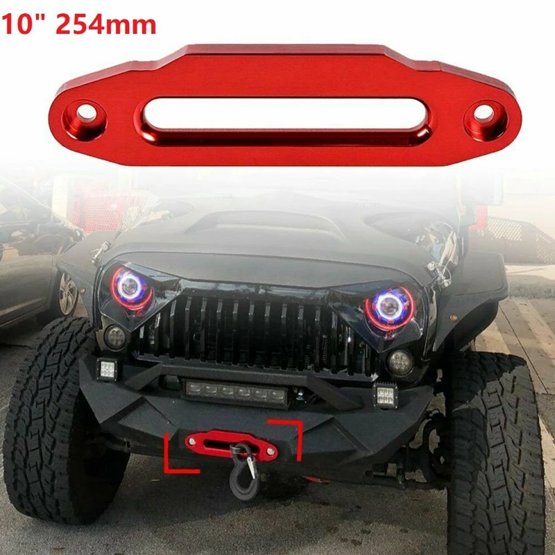 高品質のアルミニウム製フェアリング 10インチ 254mm 8000 ポンド Atv 合成ウィンチロープケーブル 赤 Towing Ropes Aliexpress