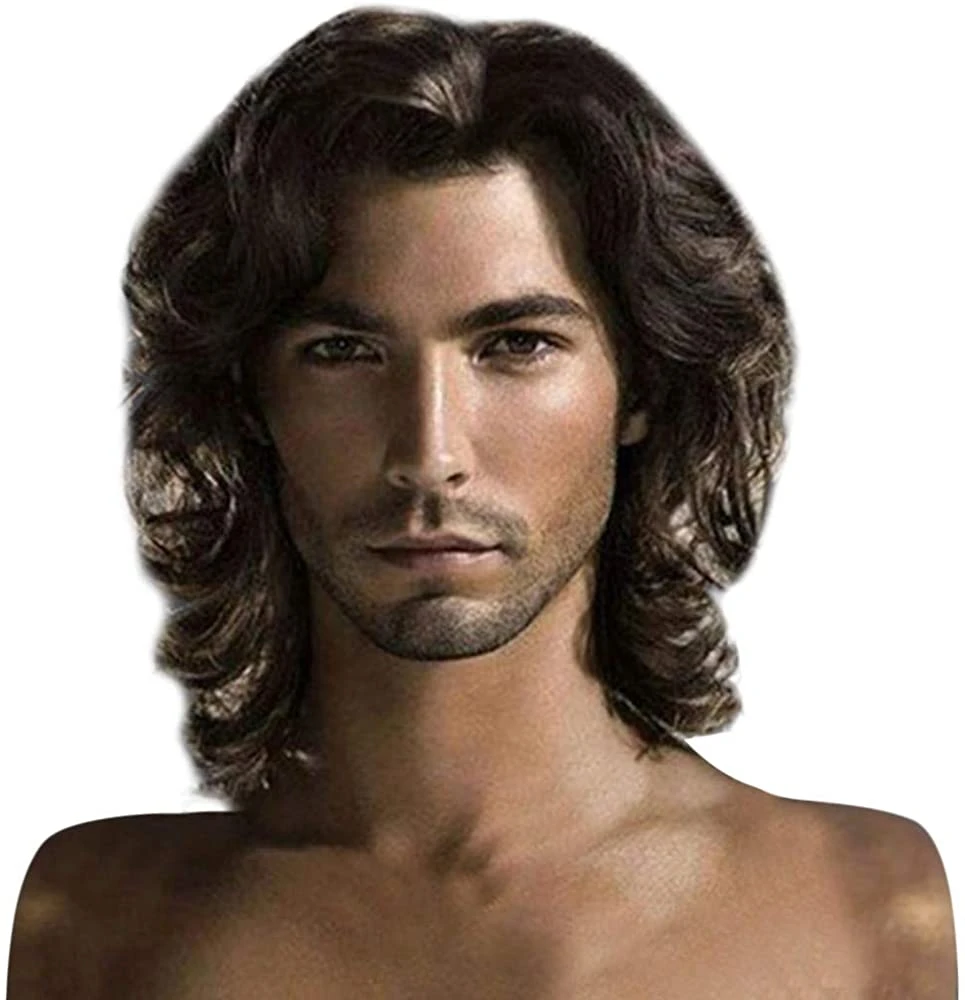 Best Quality New Wholesale Aircraft Boy Wig Men Handsome Short Curly Hair Male Hair Fleeciness Realistic Wig Inclined Bang Soft Aliexpress