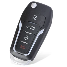 Clé télécommande sans fil universelle à 4 boutons, 5x XHORSE Version anglaise pour Ford VVDI VVDI2, XNFO01EN