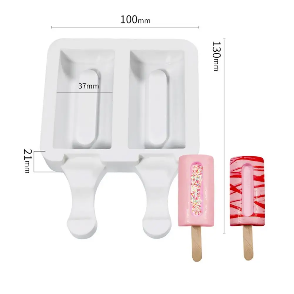 Premium 4-Cakesicles Big Shape Silicon Baking Ice Cream-Cake