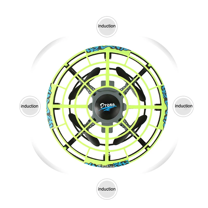 Mini Flying UFO RC Drone Hand Sensing Helicopter Model Quadcopter Anti-collision flayaball Electric Aircraft Toys For Children