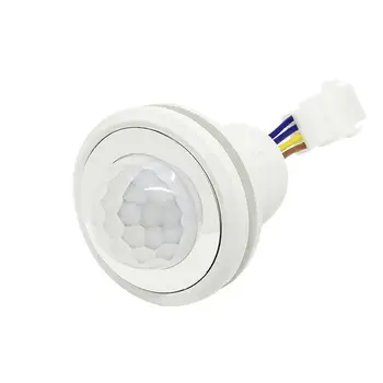 

PIR Infrared Sensor LED Human Body Induction Detector 85-265V
