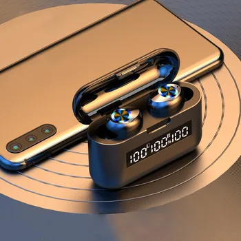 

Earphones Wireless Headphones Bluetooth Earphone IPX7 Waterproof TWS Headset Music Earbuds Sport Buds Bass Ear Phones With Mic