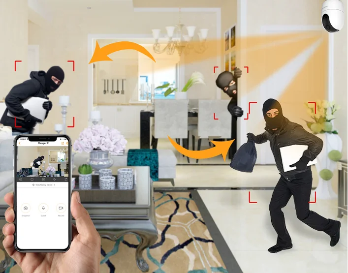 Камера видеонаблюдения Dahua Imou Ranger 2 с Wi Fi и углом обзора 360 градусов|Камеры