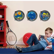 ZYZ-1-004 стиль стерео подводная лодка поиск Немо гостиная спальня наклейки на стену оптом съемный