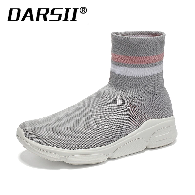 DARSII/женские носки с высоким берцем комфортный дышащий повседневный обувь