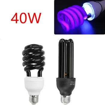 

1pcs AC 110V/220V 40W UV Light Bulb UV Ultraviolet Fluorescent Light Bulb Spiral Enegy Saving Black Light Violet Lamps Lighting