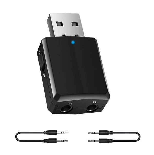 USB Bluetooth 5,0 передатчик приемник 3 в 1 EDR Беспроводной адаптер ключ 3,5 мм AUX для ТВ ПК наушники домашние стерео аудио автомобиля - Цвет: Type 1