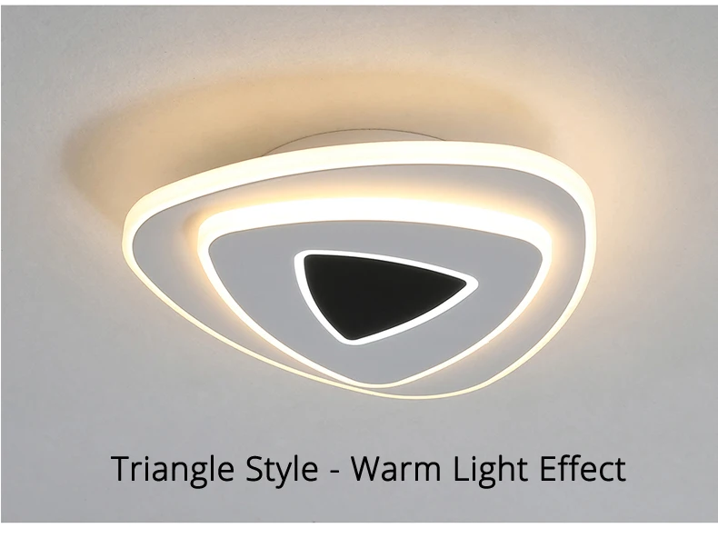 Modern Led Ceiling Lamp Luster Black and White Led Ceiling Lamp for livingroom Lights Hallway Balcony Lights Fixtures