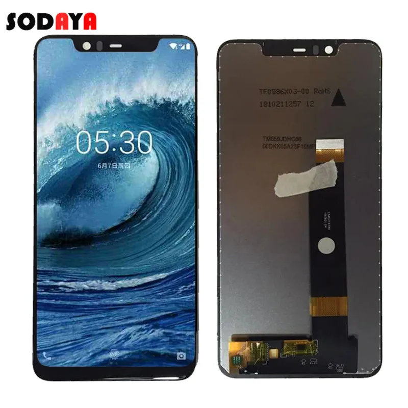 

5.8" For Nokia 5.1 Plus LCD Display Touch Screen Digitizer For Nokia X5 LCD Display Full Assembly Replacement Parts