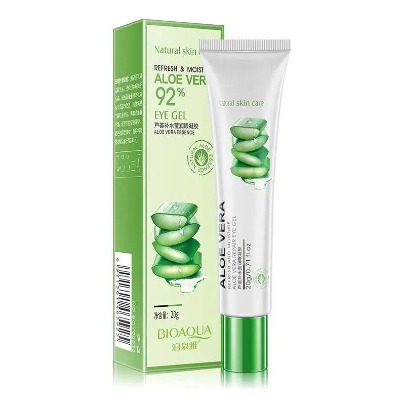 Natural Aloe Vera Skin Care Set Eye Cream Aloe Gel Face Cream Facial Moisturizer Skincare Anti Dark Circles Face Care Sets