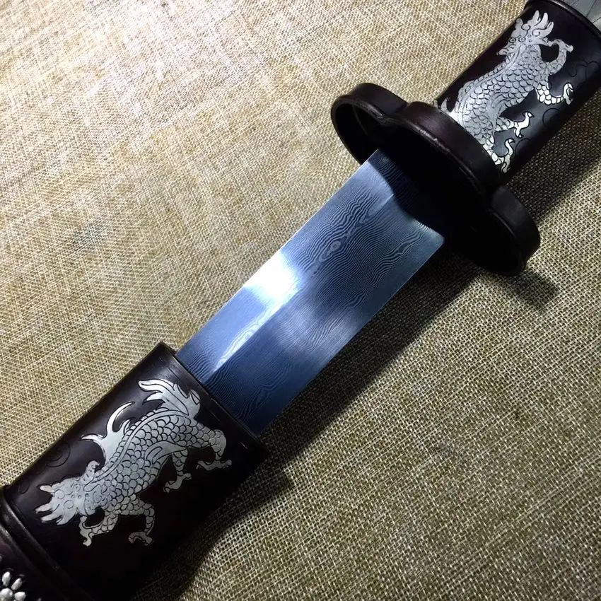 Закаленный династии Цинь стиль Broadsword Kangxi император kampilan ходячая сабля тактика да дао