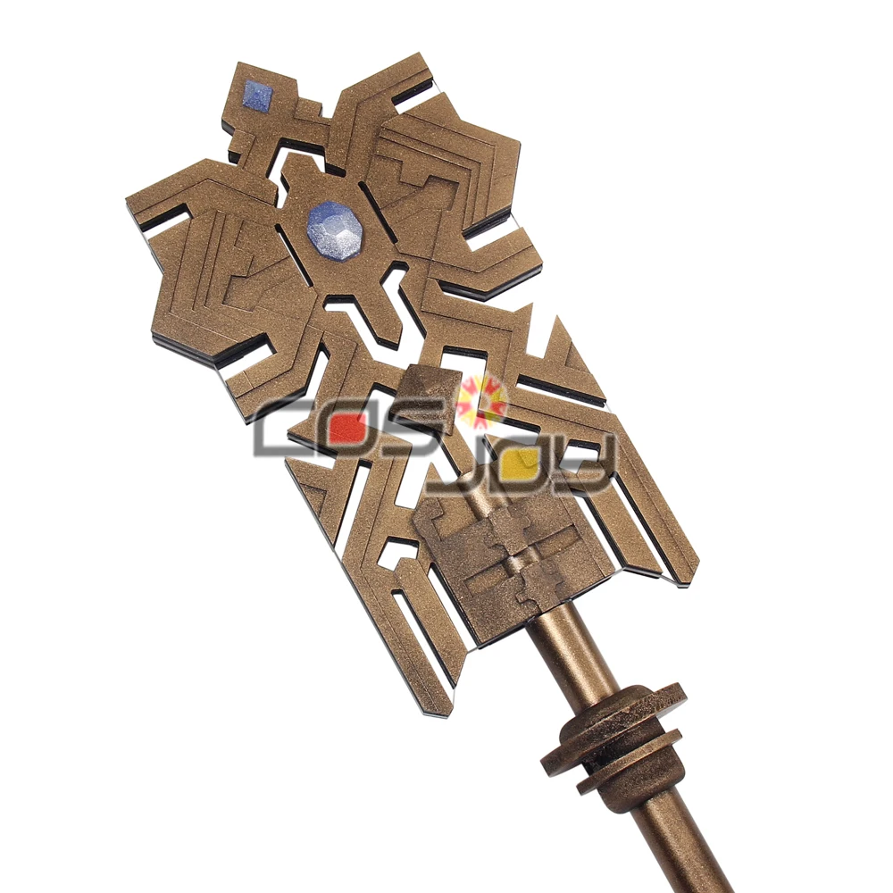 7" FF14 Кристалл Exarch персонал реквизит косплея из ПВХ 3179