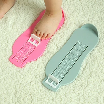 

5 Colors Baby Child Foot Measure Props Feet Ruler Gauge Toddler Shoes Fittings Size Measuring Tool Adjustable Range 0-20cm
