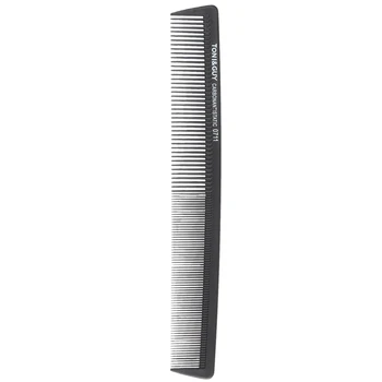 

2 Pcs Black Plastic Double Head Narrow Fine Teeth Hair Comb Beauty Tool