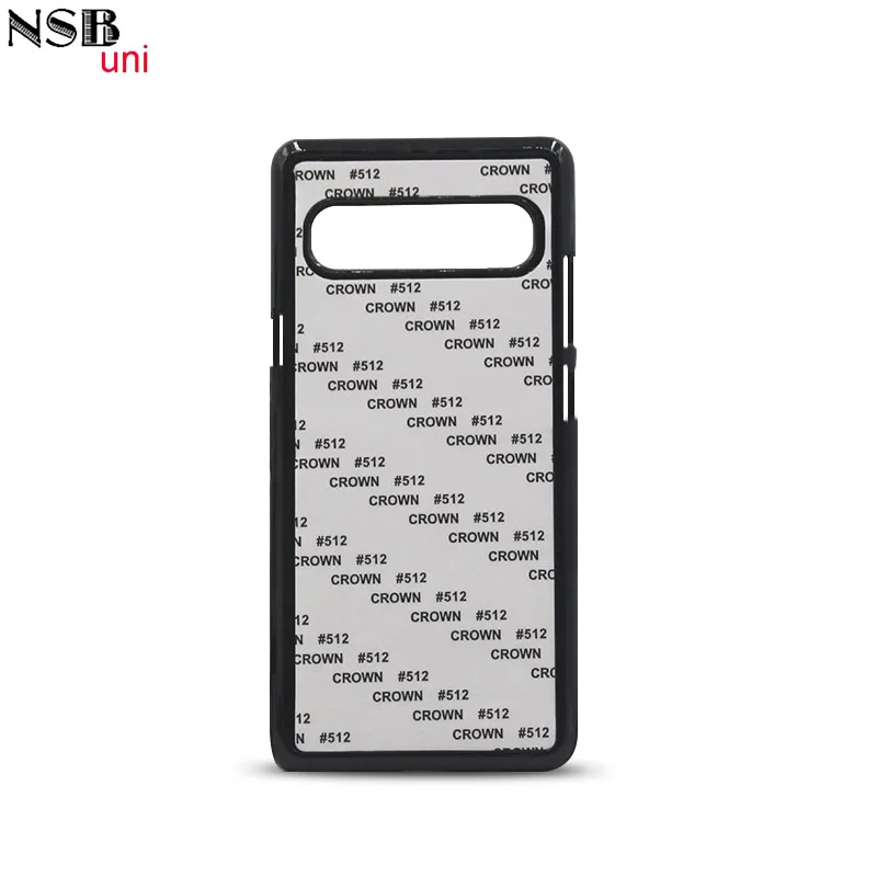 

For Samsung S10 5G 2D sublimation PC Phone Case DIY Heat Transfer Blank Cover Black White Clear Colors Brand NSBuni