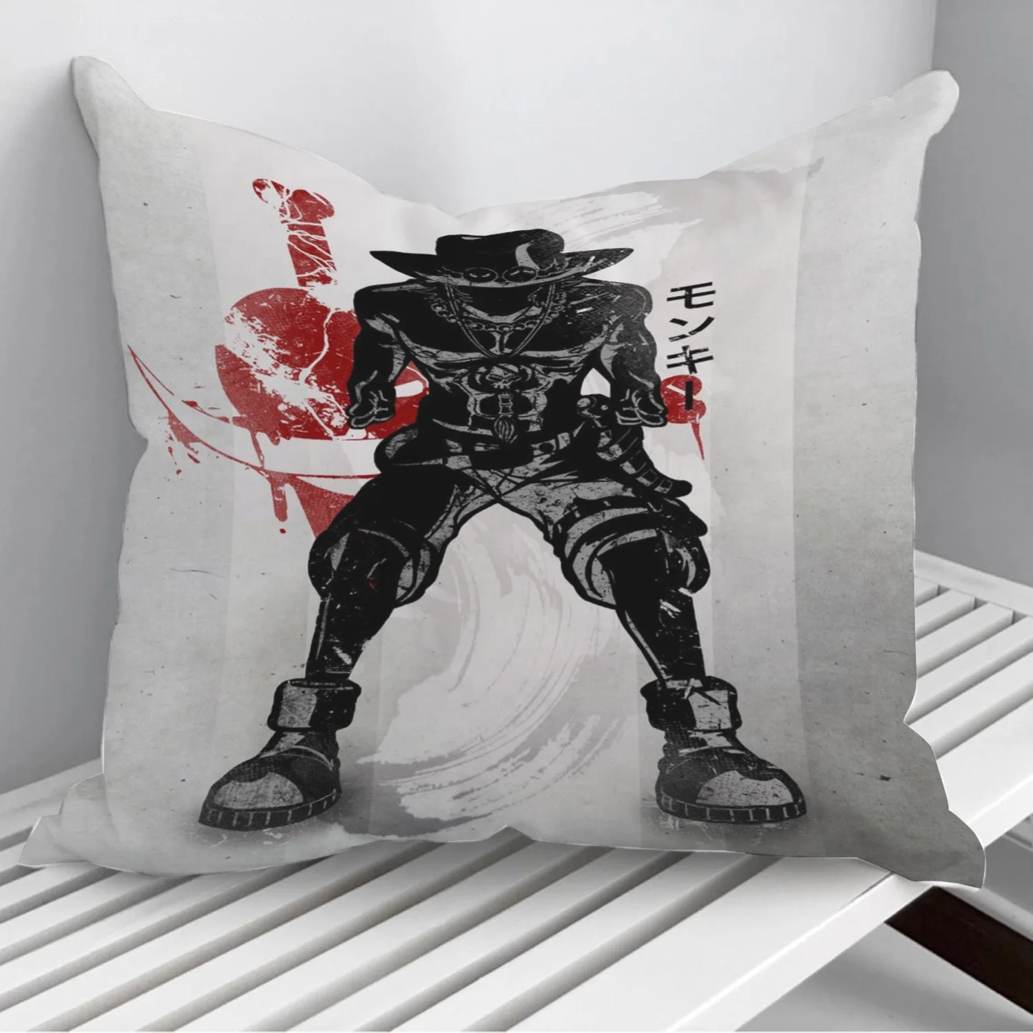 

Crimson Fire Fist Ace Pillowcase Decorative Sofa Cushion Case Bed Pillow Cover Home Decor Car Cushion Cover 45*45cm