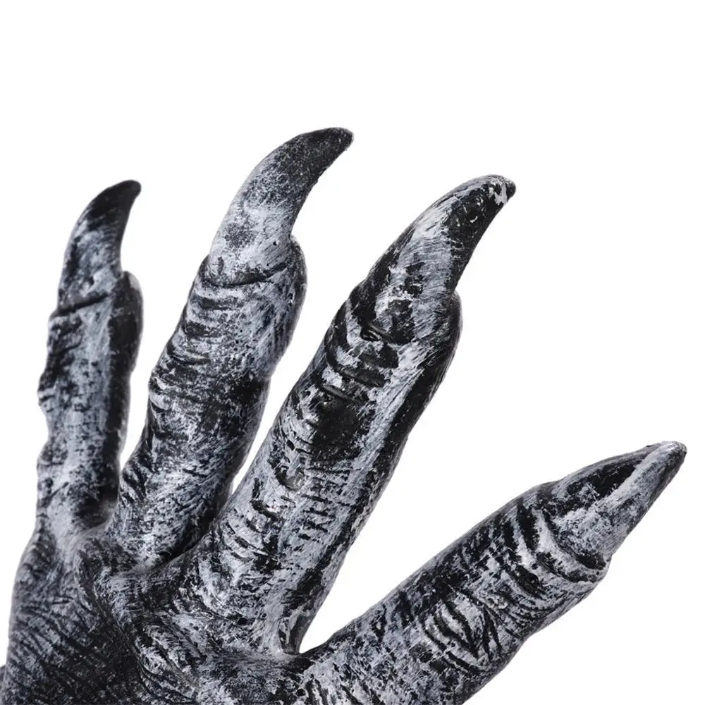 winter gloves women Halloween Props Party Accessories Werewolf Ghost Festival Hairy Beast Gloves Simulation Wolf Claw Gloves