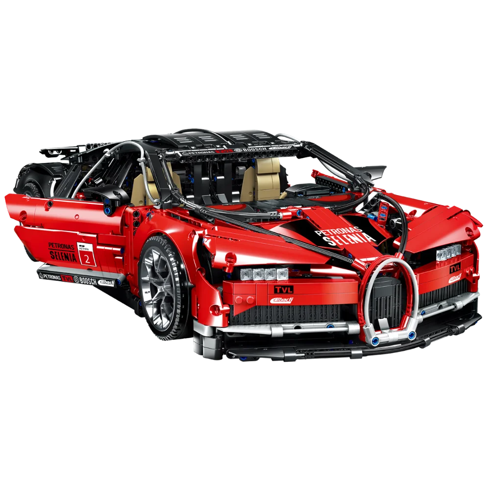 3618 шт Bugatti спортивный автомобиль сборные строительные блоки модель мини-кирпичи для детей игрушки