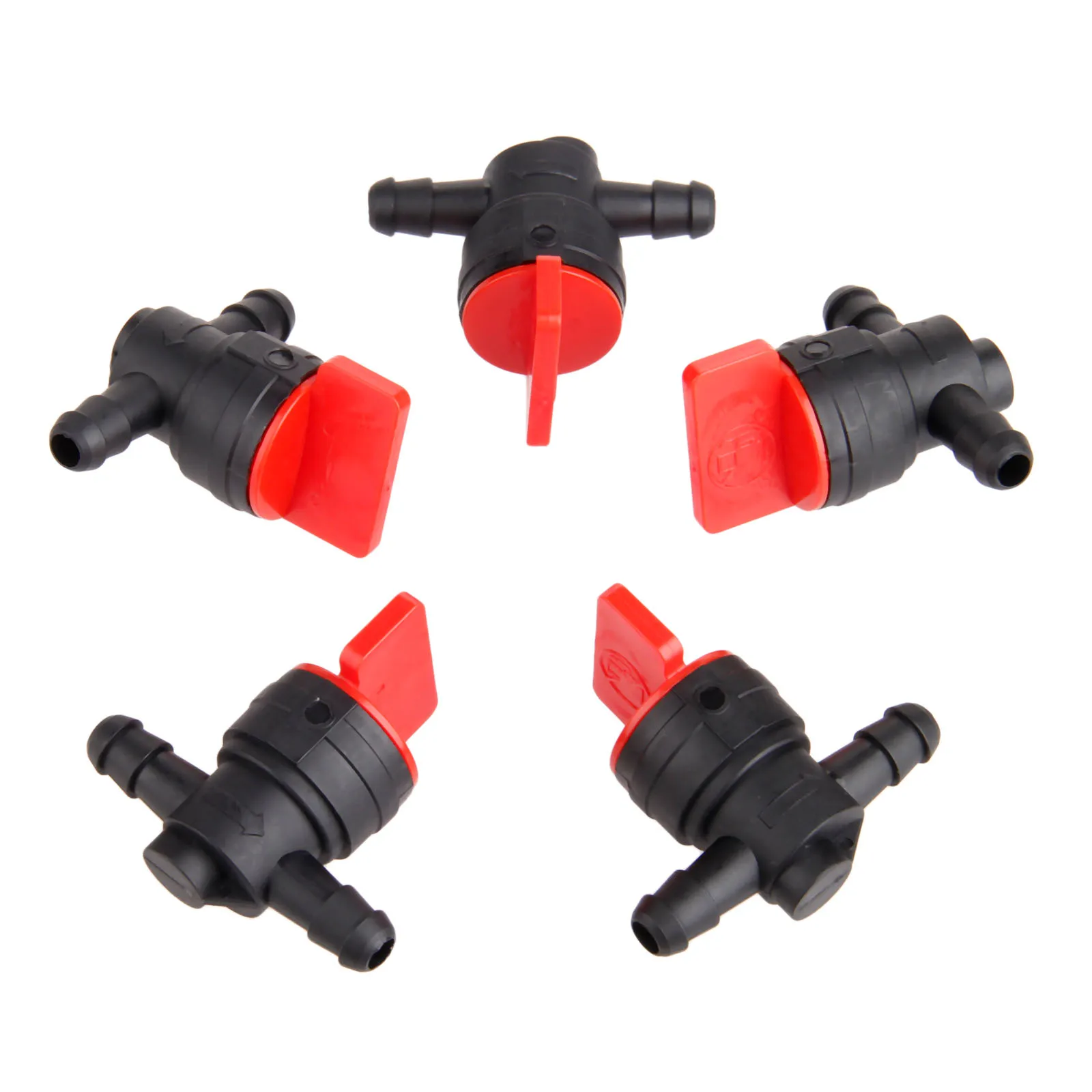 

5 шт., прямой запорный клапан для топливного газа 1/4 дюйма, подходит для BRIGGS & STRATTON Tecumseh PN: 5841-1/5905-1